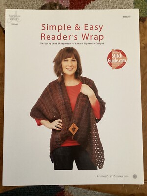 Damen Häkelanleitungen Simple & Easy Schal DK Annie s Dachbodenmuster