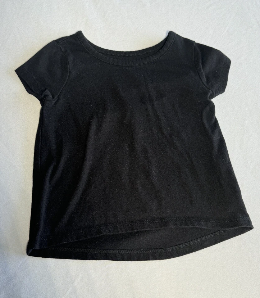 Juego de 2 camisetas manga corta The Children’s Place rosa estrella negra niñas 2T Foto 4 de 4