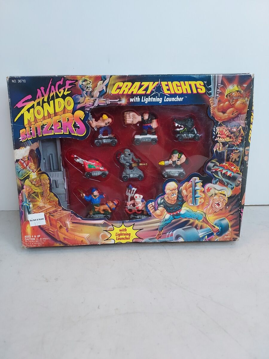 1992 KENNER CRAZY EIGHTS SAVAGE MONDO BLITZERS WITH 1992 KENNER CRAZY EIGHTS SAVAGE MONDO BLITZERS WITH