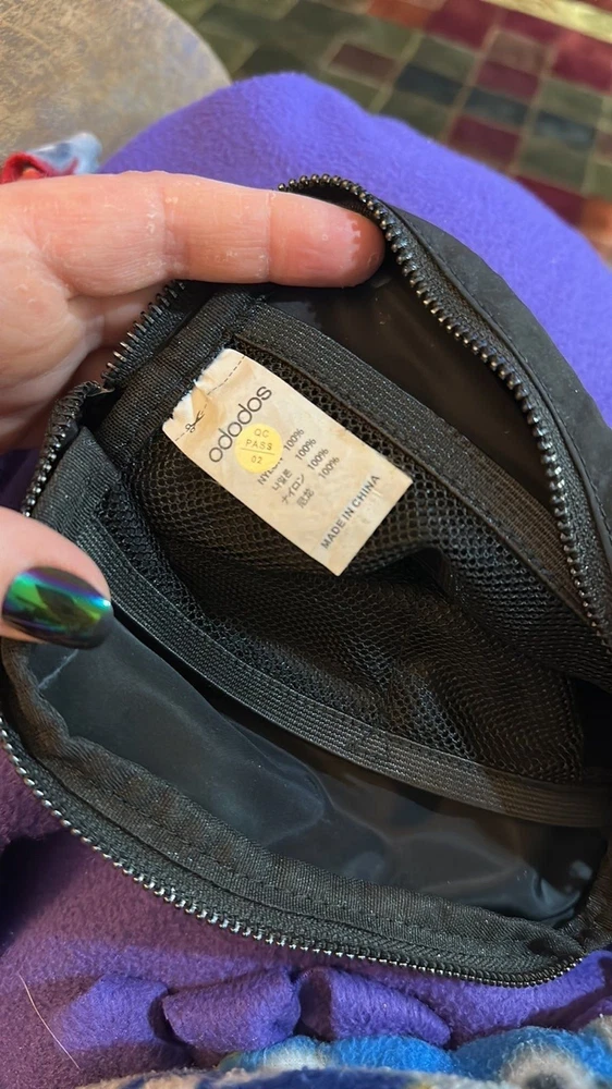 Black Zipper Belt Bag - Crossbody Fanny Pack for Hands-Free Convenience (773)