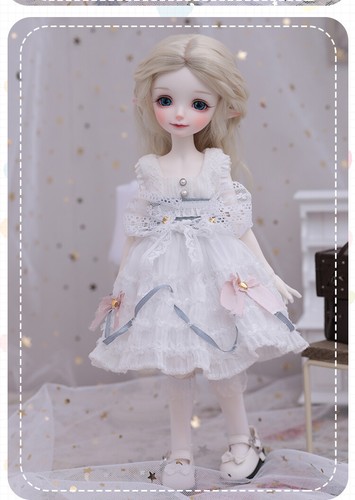 Bambola BJD 1/6 bambina bambole snodate viso trucco parrucche scarpe vestiti set completo giocattolo regalo - Foto 10 di 11