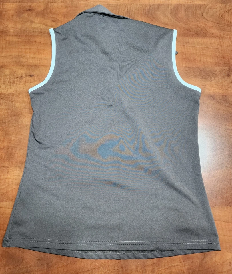 Woman's Tehama Brown Sleeveless Athletic Top Size M EUC T102 - Image 2 of 3
