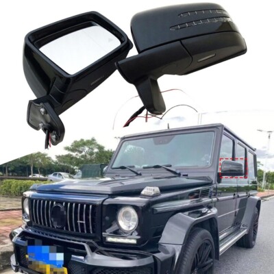 2 Stück Auto Seitenspiegel Set für Mercedes Benz G Glas W463 G500 G63 G550 G65