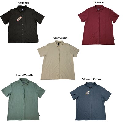 GAP Men's Soft Short Sleeve Knit Button Down Shirt, GP005442 | eBay