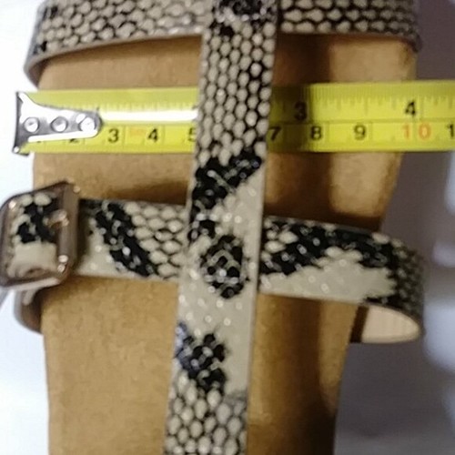 NIB JESSICA CARLYLE Marianna Faux Snake Espadrille Platform Sandals msrp $59 - Picture 6 of 11