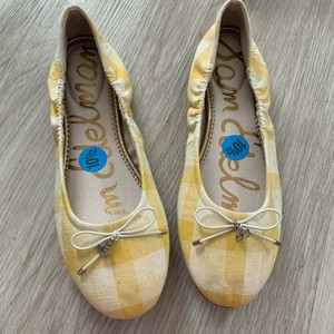 sam edelman white ballet flats
