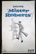 JAMES CAGNEY,HENRY FONDA (MISTER ROBERTS) ORIGINAL1955 MOVIE PRESSBOOK