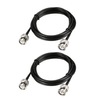 2 Stück KoÜberbrückungskabel  BNC Stecker auf Stecker  50 Ohm 6 Fuß RG174