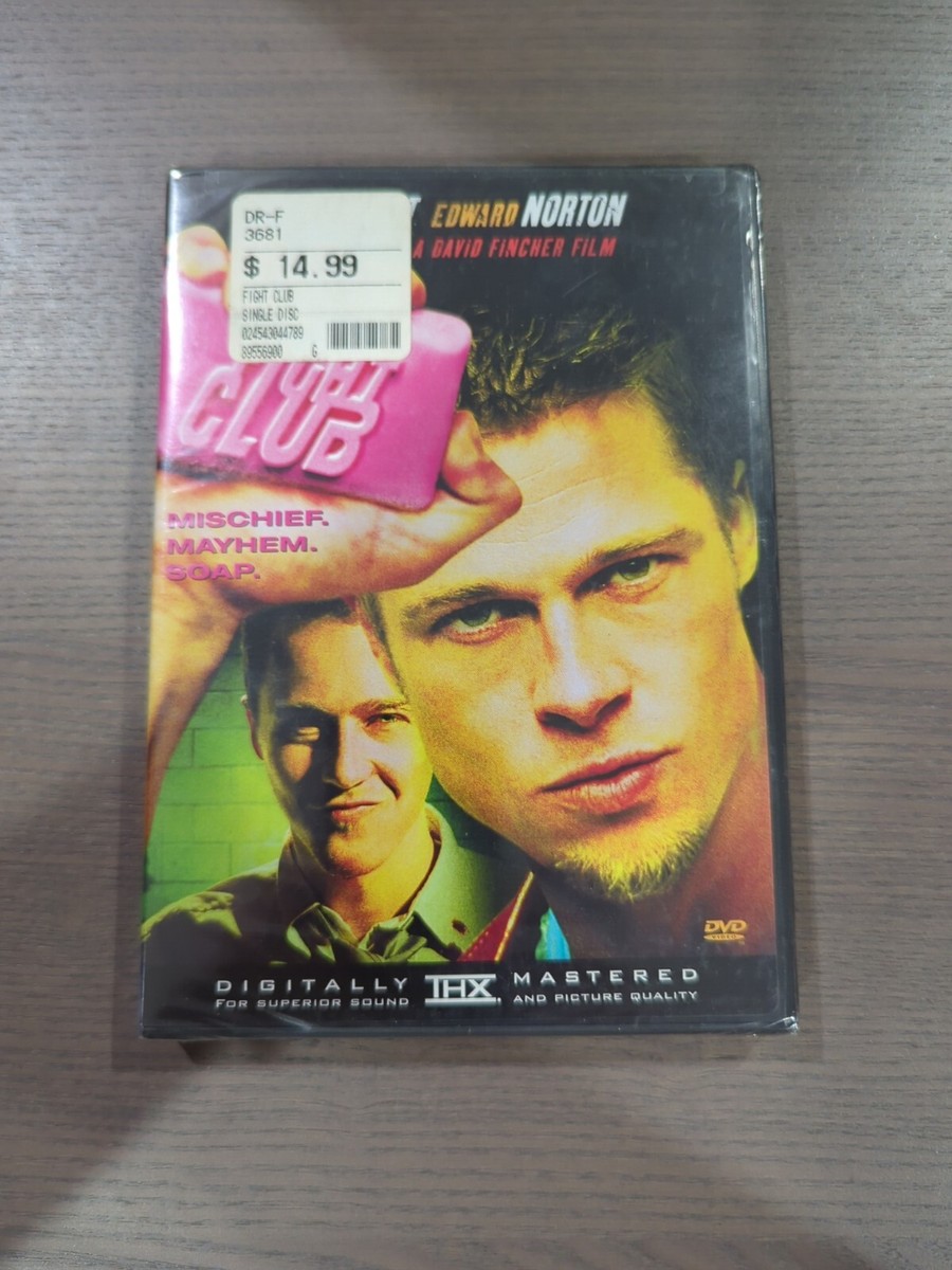 Fight Club (DVD, 2002) Classic Movie Brand New Sealed. 24543044789