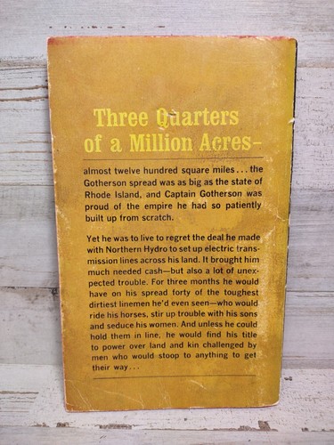 Vintage The Gotherson Spread by Robert McCaig Western Cowboy Paperback SIGNED - Picture 2 of 11