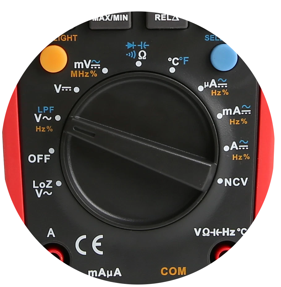 UT139S Digital Multimeter Strommessgerät AC/DC 600V Ω HZ NCV Temperatur Loz LPF - Bild 2 von 4