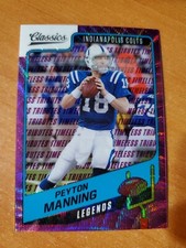 2021 Panini Classics Timeless Tributes Purple Prizm Peyton Manning Cd 114 #11/50
