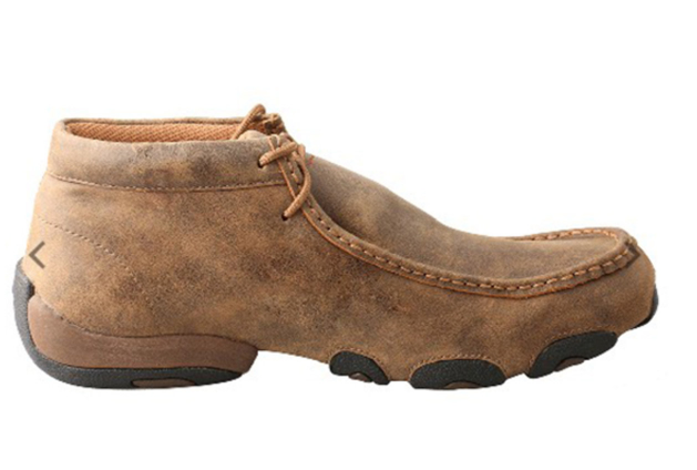 Twisted X Men's Brown Driver Moc Soft Toe Lace-Up Shoe MDM0003 | eBay