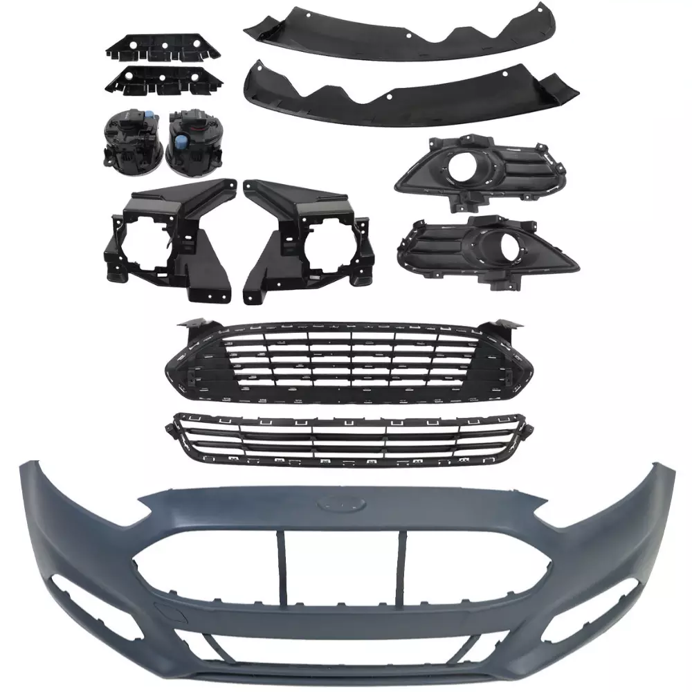 For 2013 14 2015 2016 Ford Fusion  Front Bumper COVER  Assembly FOG LIGHTS GRILL