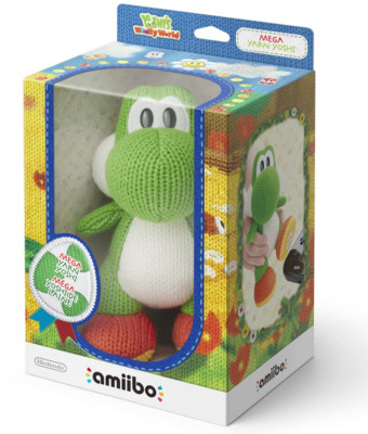 Nintendo amiibo Mega Yarn (Woll-)Yoshi Spielfigur Grün NSW (1080566) NEU & OVP!