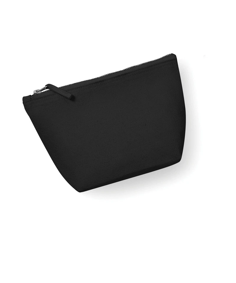 Canvas Accessory Bag Westford Mill Reusable Cotton Zip Carrier Sack Shopper Tote - Image 4 of 4