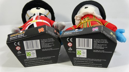 2012 Mandeville Beefeater & Queen's Guard Special Edition Parolympic Mascots - Picture 6 of 13