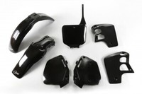 Kunststoff Verkleidung Kit Honda CR 500 1995 - 2000 Schwarz Ufo Plast Vintage...