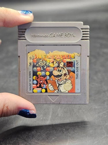 Dr. Mario (Nintendo Game Boy, 1990) Cart Only Tested.