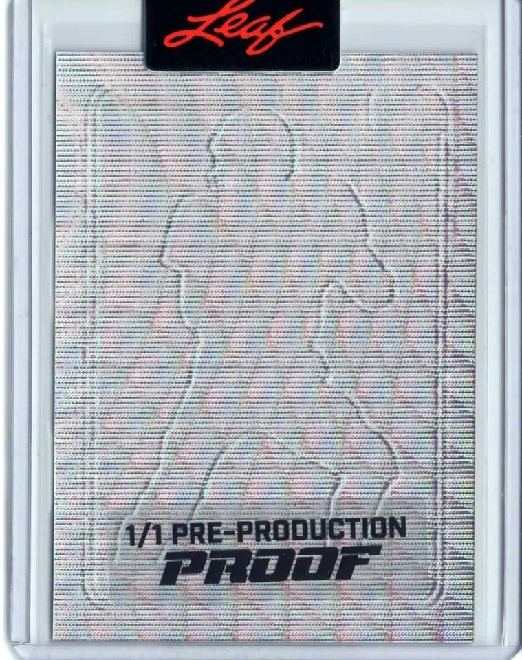 2023 Leaf Metal Pro Set Proof 1/1 Gold Pulsar - Jim Kelly Buffalo Bills - Image 2 of 2