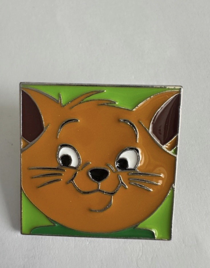 Neon Tuesday Toulouse Aristocrats Kitty Portrait Square Disney Pin A3