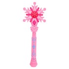 Light Up Spinning Snowflake Wand For Fairy Princess Wand With Led Lights For