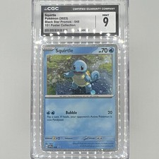 Pokemon Squirtle 048 Sv: Scarlet & Violet Promo Cosmos Holo CGC 9