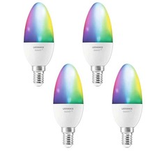 4 x Ledvance LED Smart+ Kerze 4,9W = 40W E14 ...