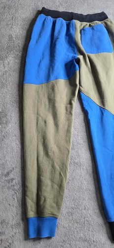 Champion Color Block Reverse Weave Jogginghose Sweatpant Herren M blau grün 30" Schrittlänge - Bild 16 von 17