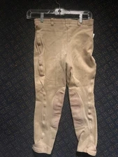 TAILORED SPORTSMAN Breeches *LADIES Beige sz 26 Waist *VGC *Side Zip