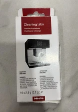 Miele Cleaning Tablets for Coffee Machines Makers 10 Tablet Pack Removes Residue