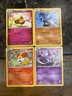 Pokemon 2016 Fates Collide Cute Card Set Of 4 Whimsicott Riolu Fennikin Gothita