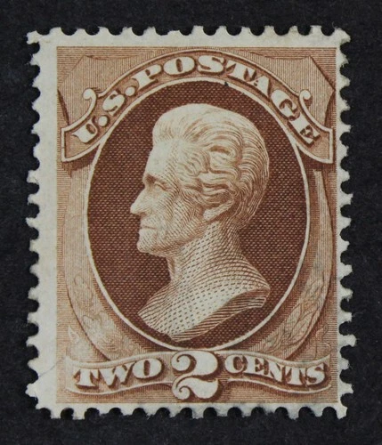 CKStamps: US Stamps Collection Scott#135 2c Jackson Mint H OG CV$1000