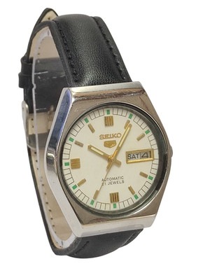 Vintage Seiko Automatic Date Day Dial Wrist Watch  EM36-E36-S