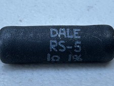  LOT OF 40 DALE RS-5 CI9204 1 Ohm 1 Resistors NEW OLD STOCK FREE SHIPPING 