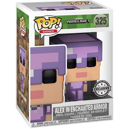 Funko POP! Games: Minecraft Alex in Enchanted Armor #325 Walmart Exclusive