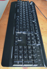 TECKNET RGB Gaming Keyboard black, UK Layout, USB Wired Computer Keyboard