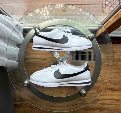 Size 13 - Nike Cortez Leather White Black Premium Og Retro DM4044-105 Men's NEW