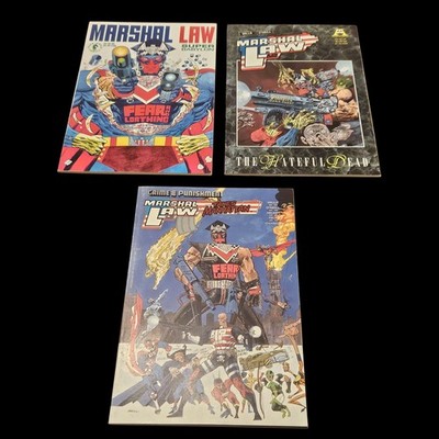 Vintage Marshal Law Comic Book Lot - Mills & O'Neill