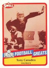 TONY CANADEO 1989 SWELL FOOTBALL #88
