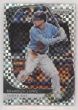 2020 Panini Prizm Power Plaid Prizm 67/75 Brandon Lowe #37 7m3
