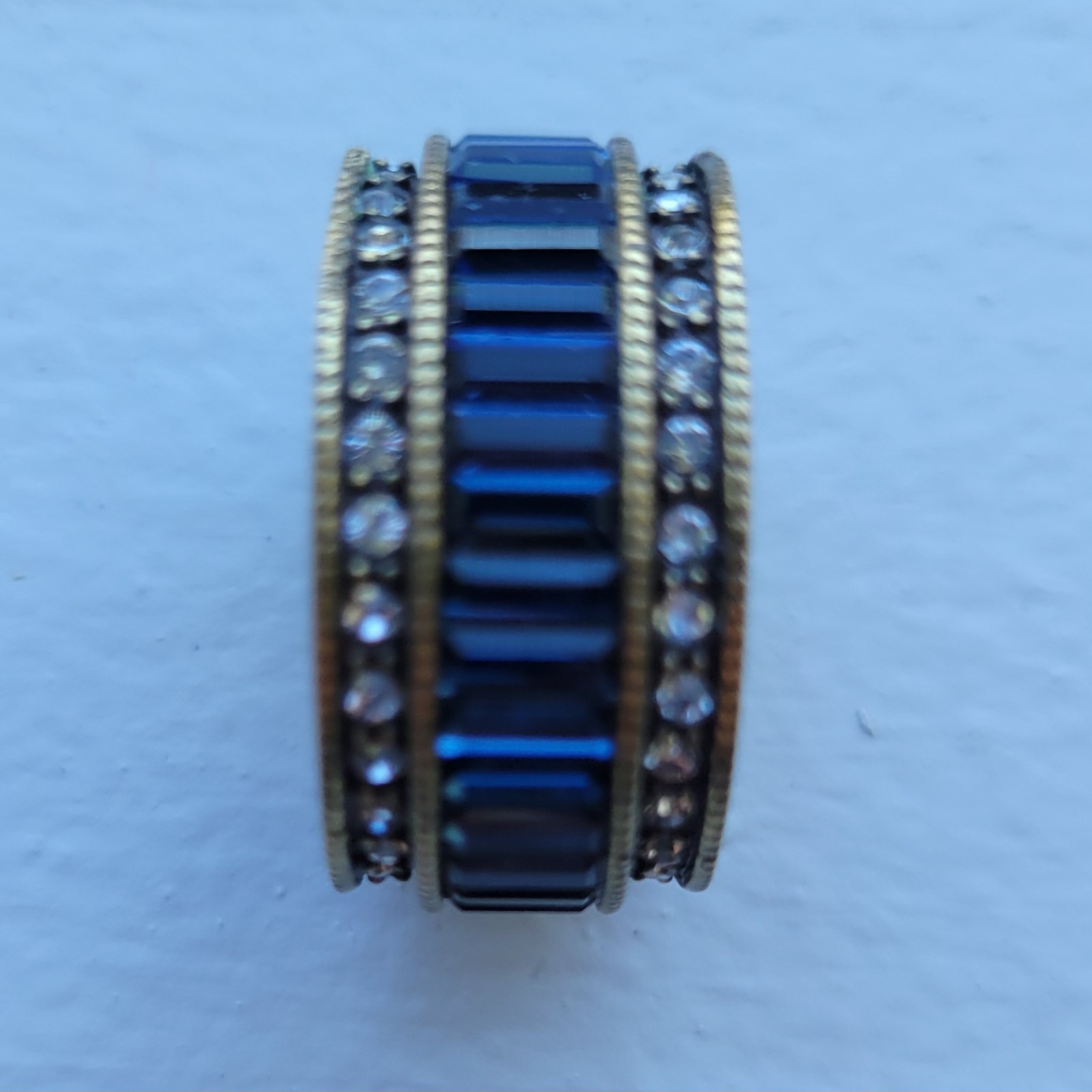 Midnight Sky Majesty~Deep Blue Rectangular Crysta… - image 2