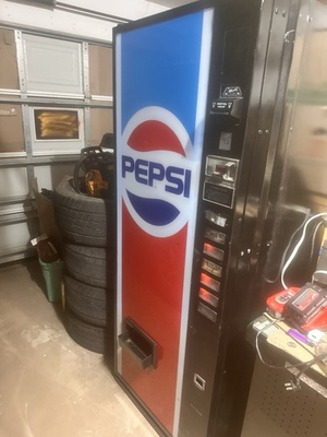 #ad Pepsi Vending Machine Dixie Narco. $480.00