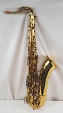 C. G. CONN 30M "CONNQUEROR" PRO Bb TENOR SAXOPHONE SILVER TOUCH PIECES VINTAGE