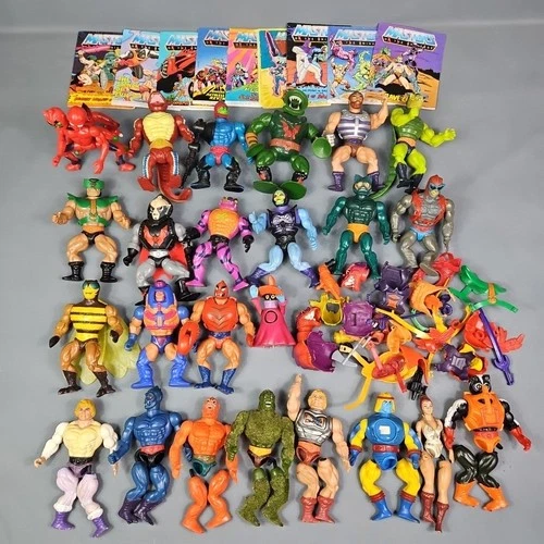 Vtg Masters of the Universe (MOTU) He Man Figure Lot – 1980s Originals – As Is