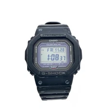 CASIO Solar Wristwatch G-SHOCK Digital Rubber BLK BLK