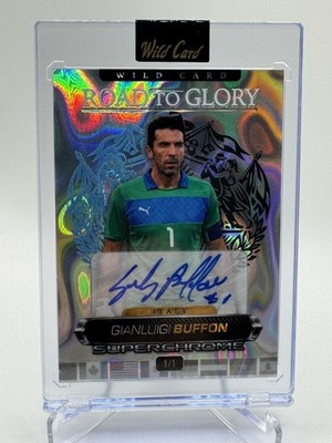2026 Wild Card Gianluigi Buffon 1/1 Auto Italy Road to Glory Chrome Refractor 