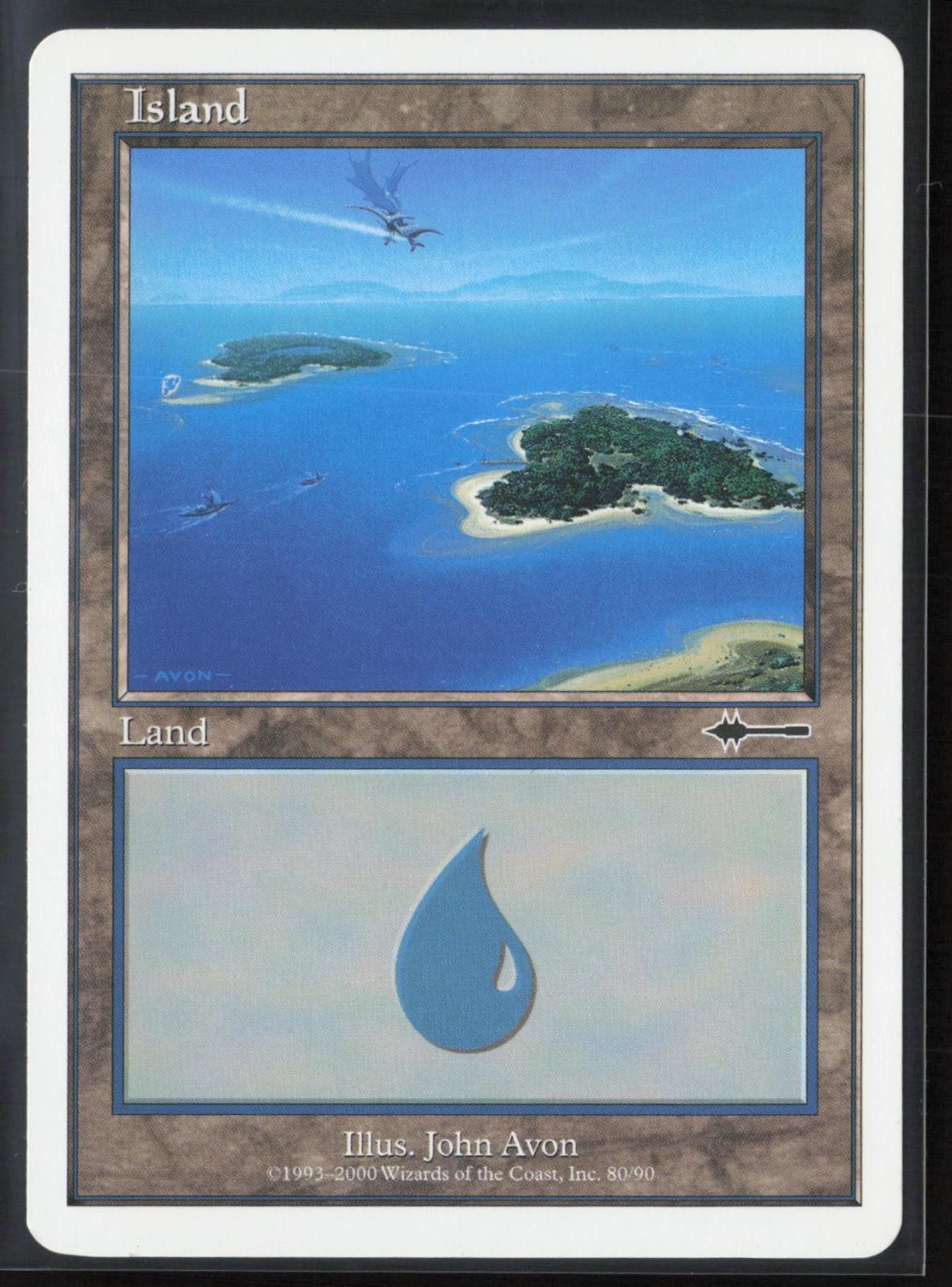 Island (80) 80 Land Beatdown Box Set Magic: The Gathering Lightly Played
