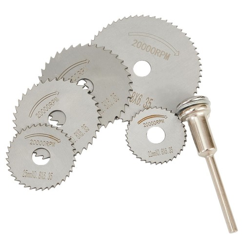 6pcs Coupeurs de scie 22-44mm Mini Circulaire Travail Du Bois Plastique - Picture 7 of 12