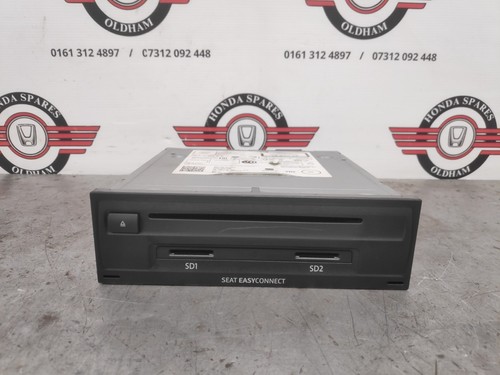 SEAT LEON MK3 MULTIMEDIA SD KARTENLESER MEDIA NAV EINHEIT MMI 5QA035858 VAG